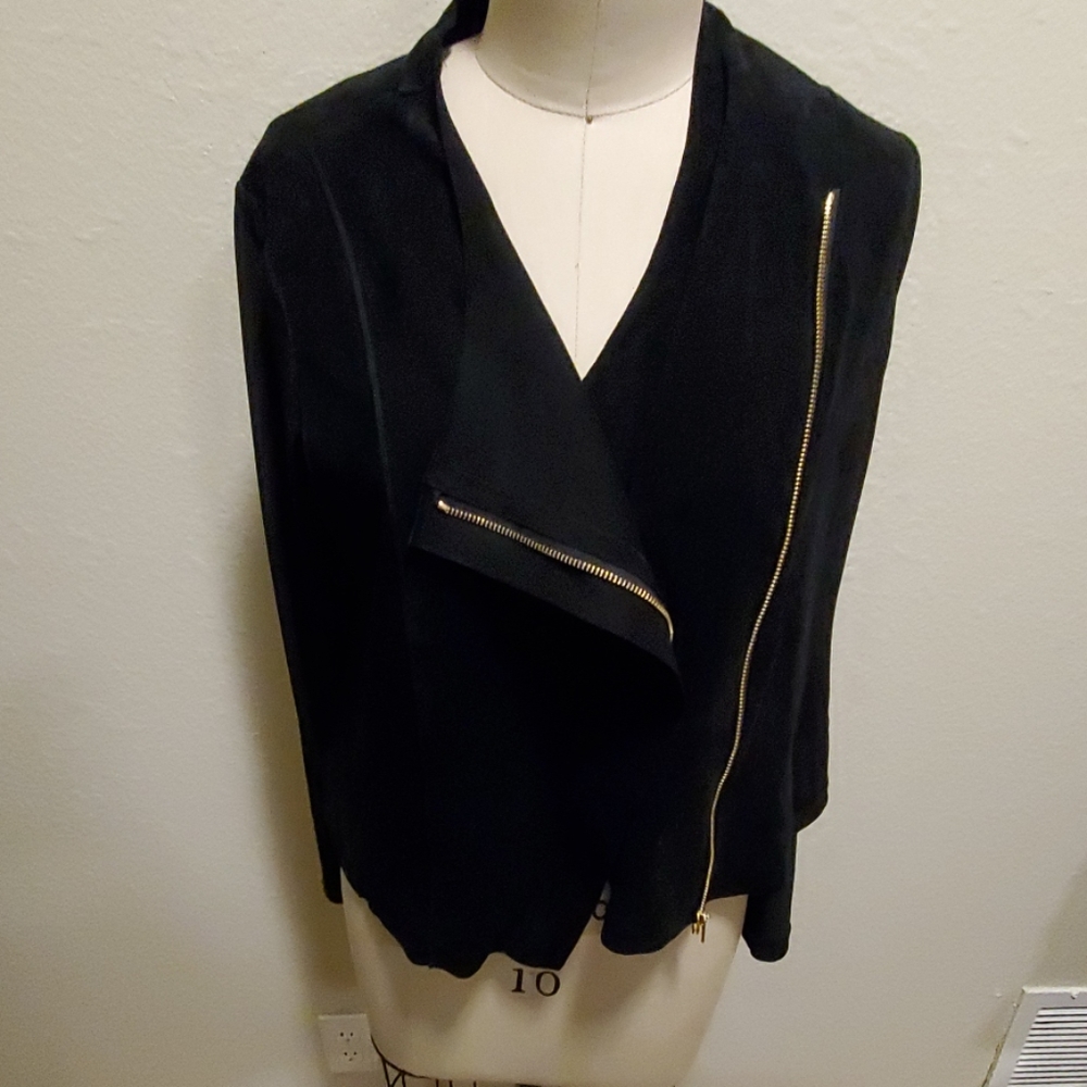 Black Faux Suede jacket